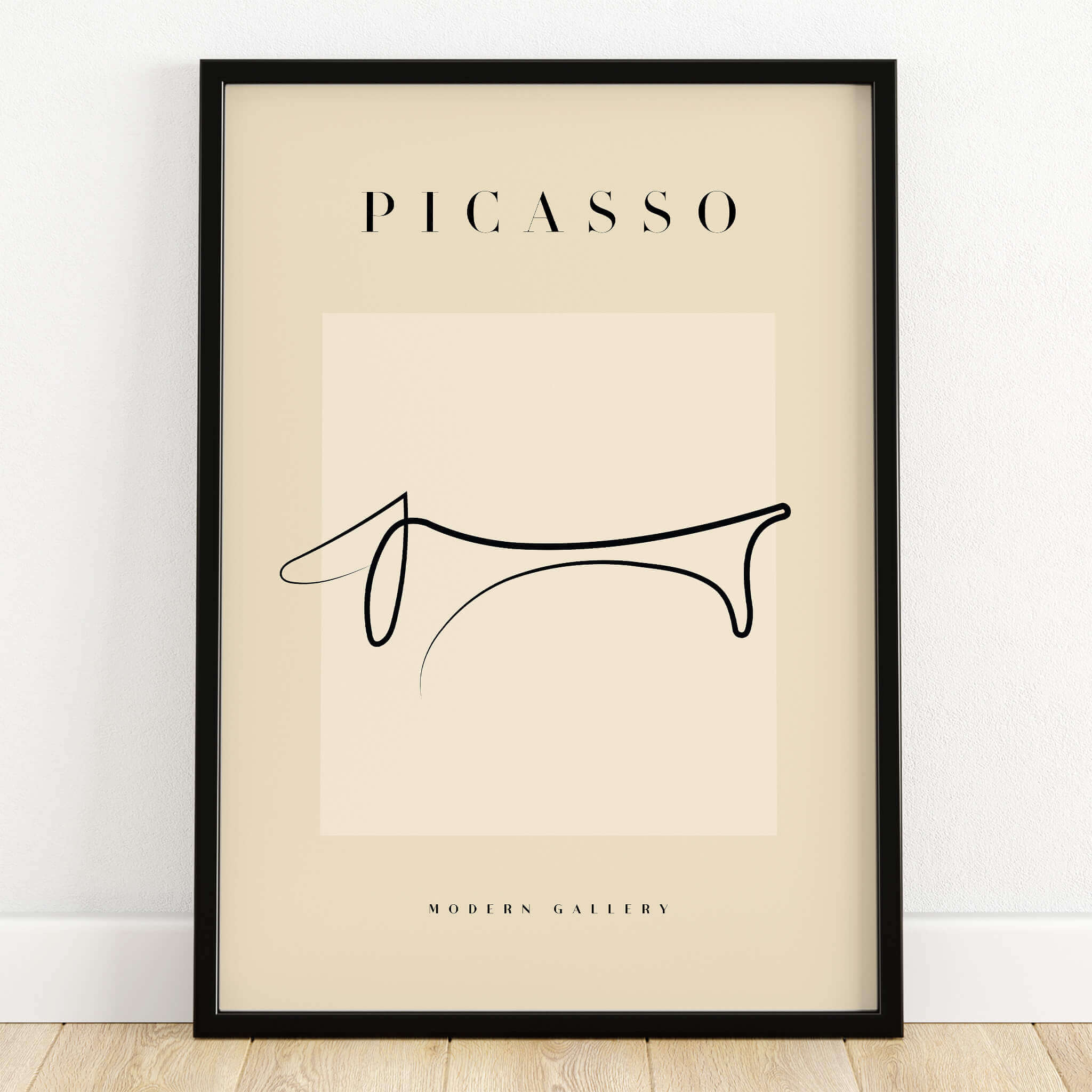 Pablo Picasso Dog Line Art Print Teckel Poster Le Chien One Pablo Picasso Dog Line Art Print Teckel Poster Le Chien One