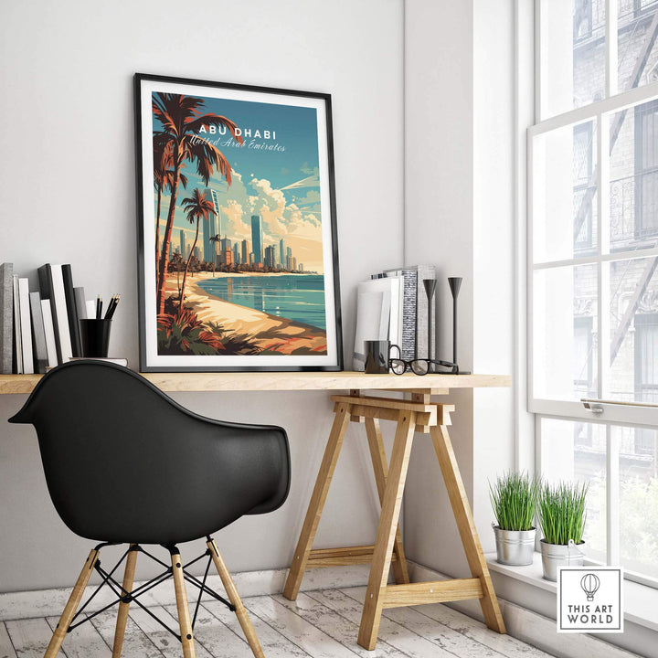 Abu Dhabi Print