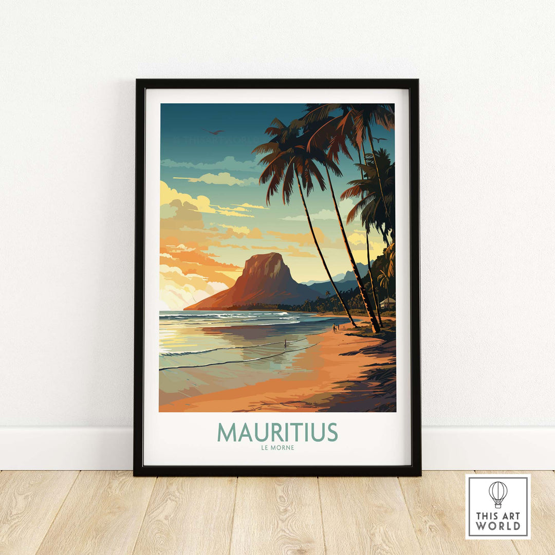 Mauritius Le Morne Print