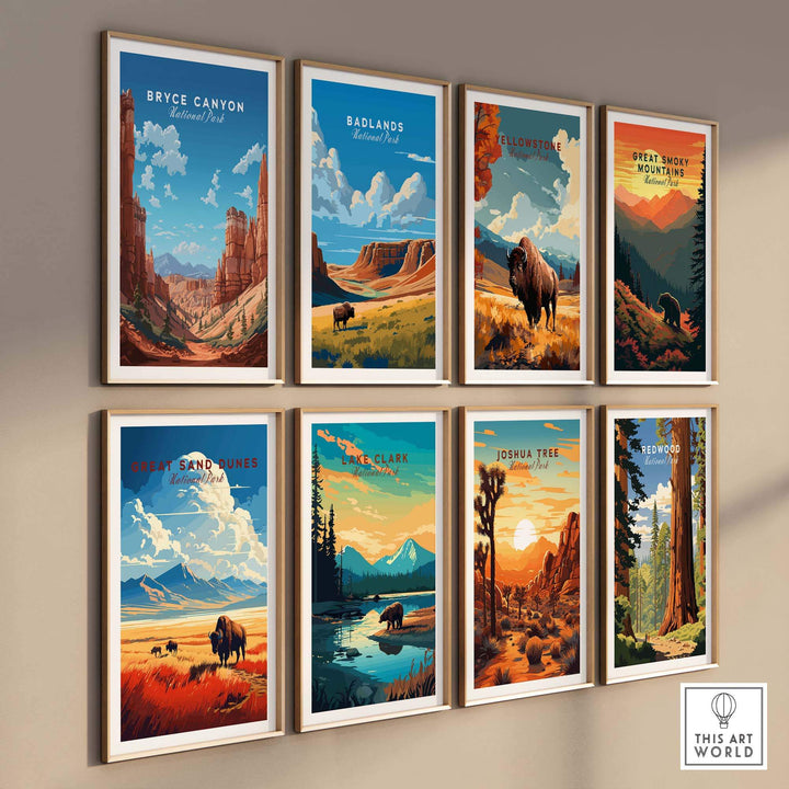 Badlands Poster National Park Print