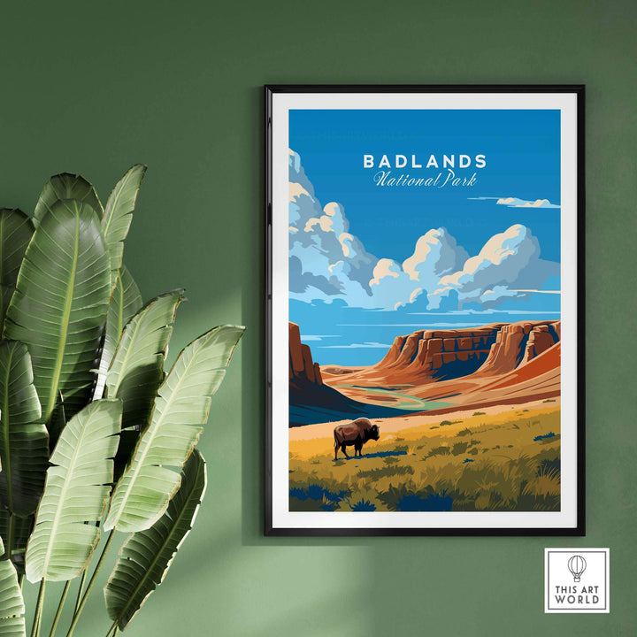 Badlands Poster National Park Print