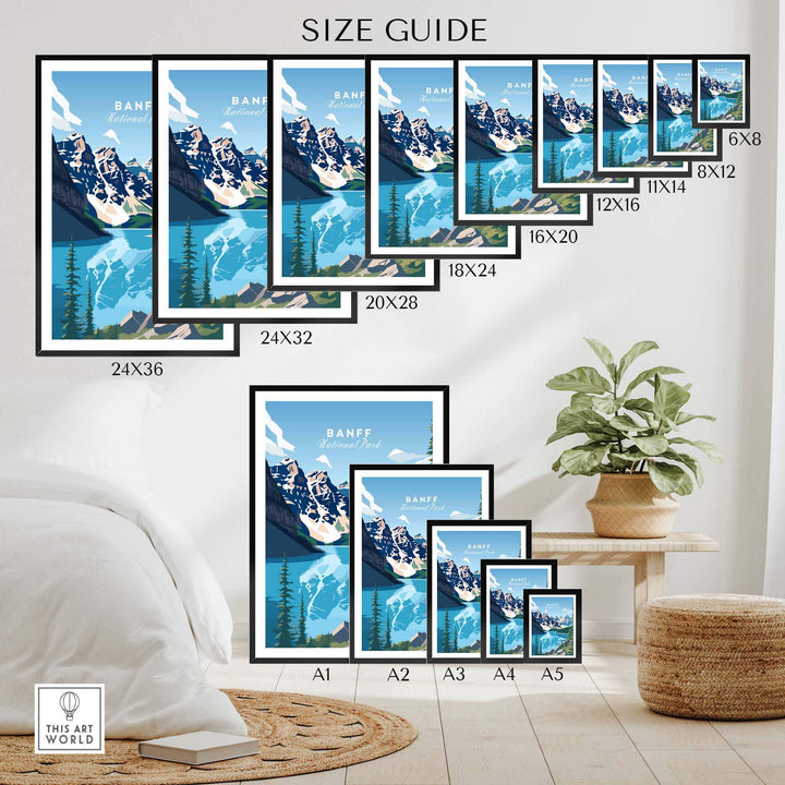 Banff Poster National Park Print