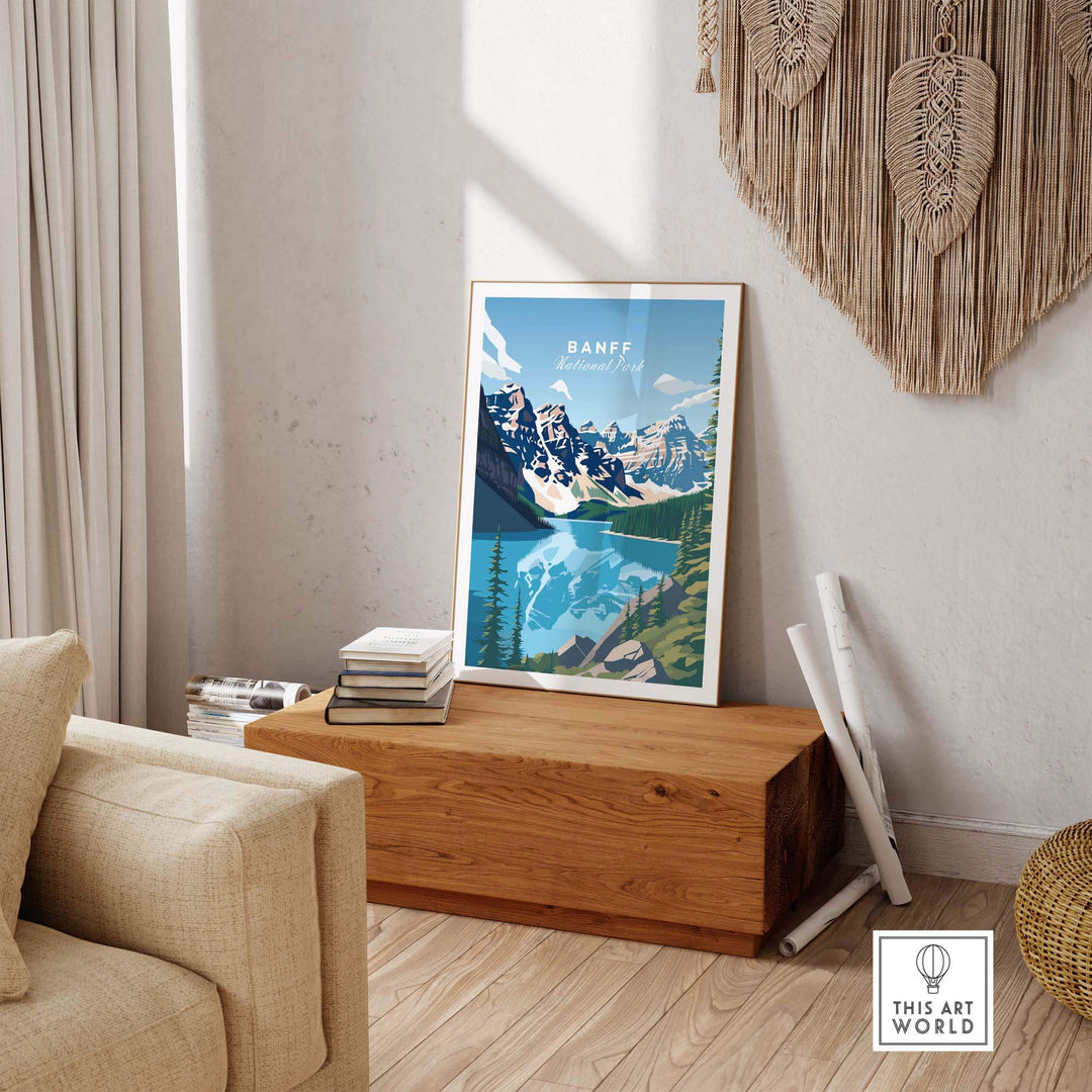 Banff Poster National Park Print