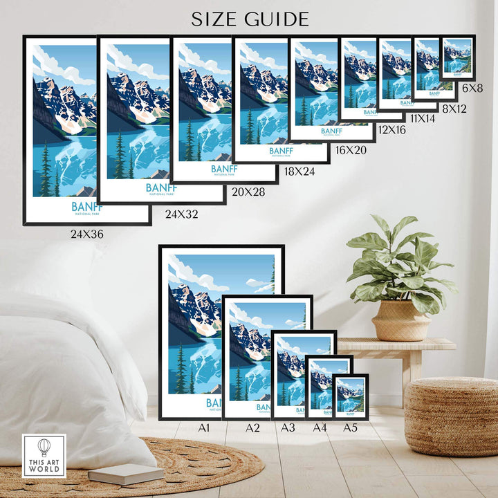 Banff Print National Park Poster