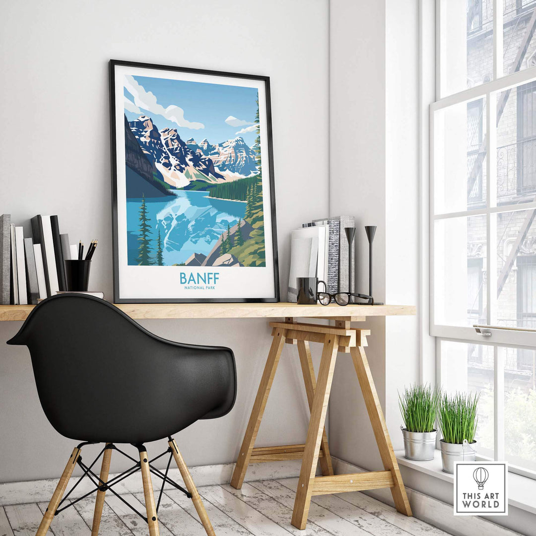 Banff Print National Park Poster