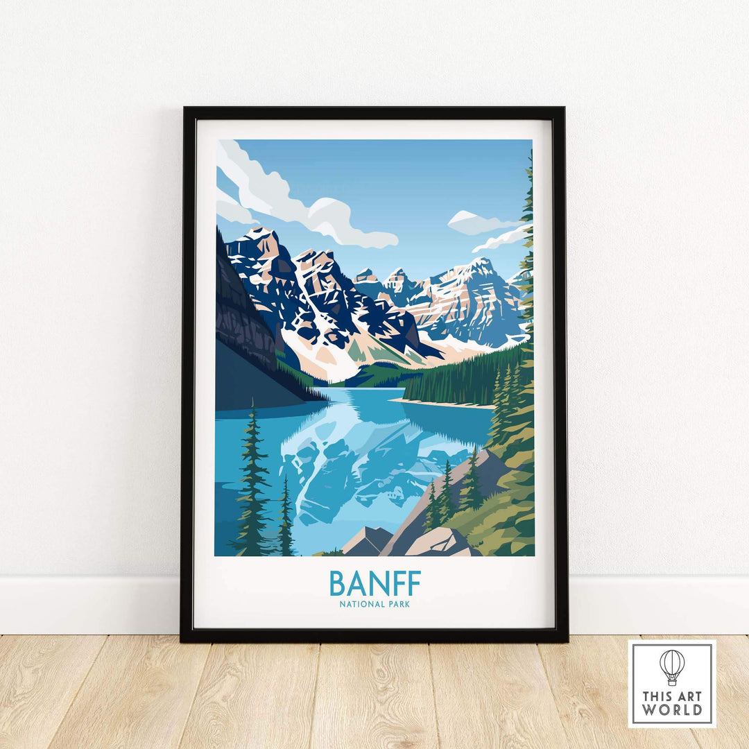 Banff Print National Park Poster