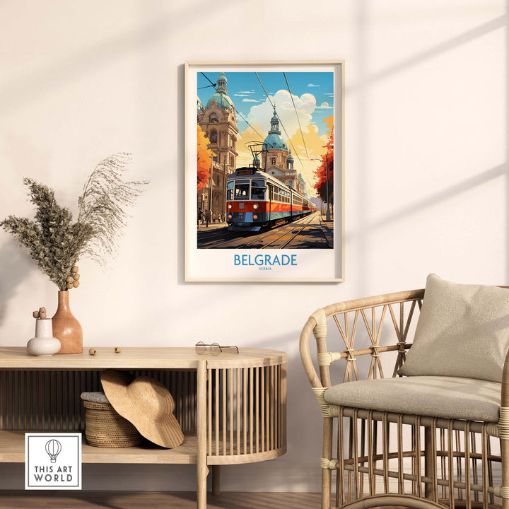 Belgrade Travel Poster