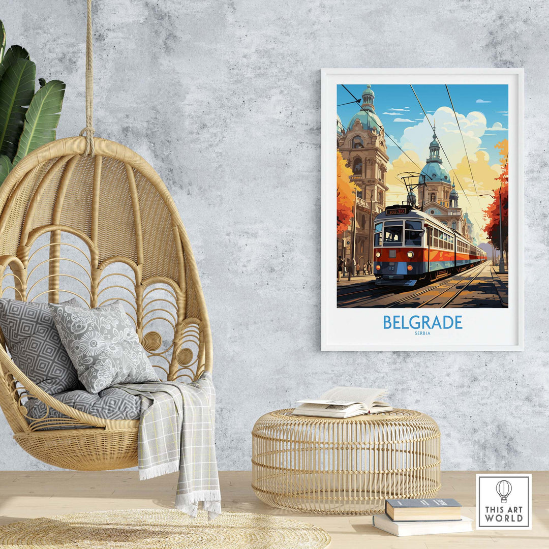 Belgrade Travel Poster