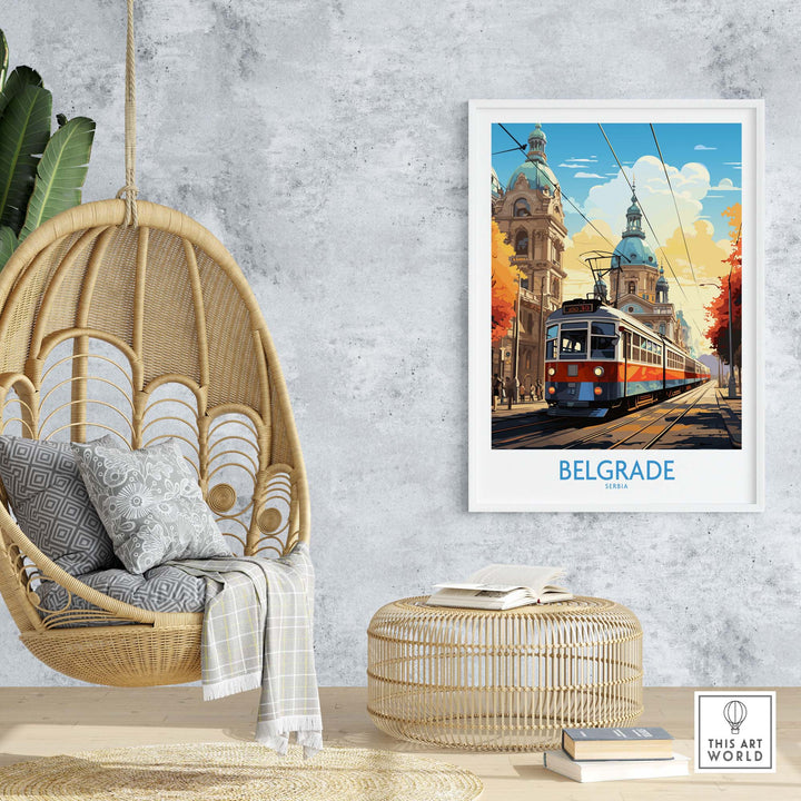 Belgrade Travel Poster