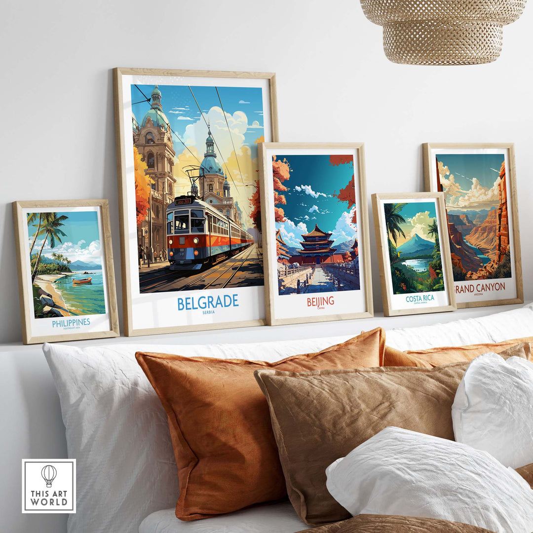 Belgrade Travel Poster