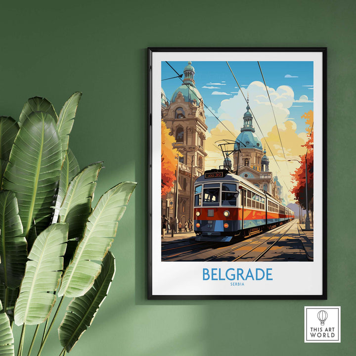 Belgrade Travel Poster