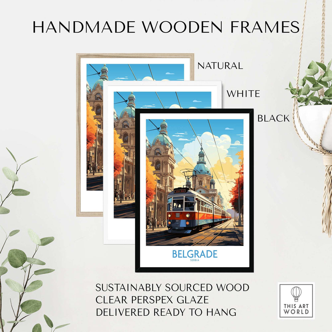 Belgrade Travel Poster