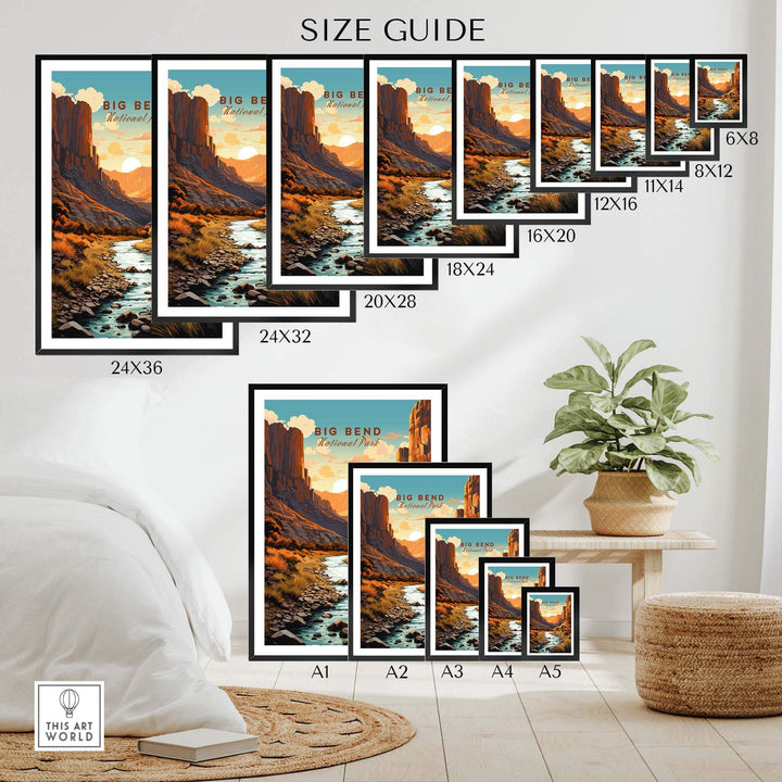 Big Bend Poster National Park