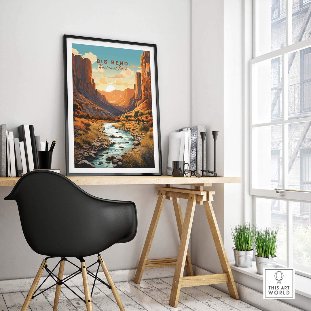 Big Bend Poster National Park
