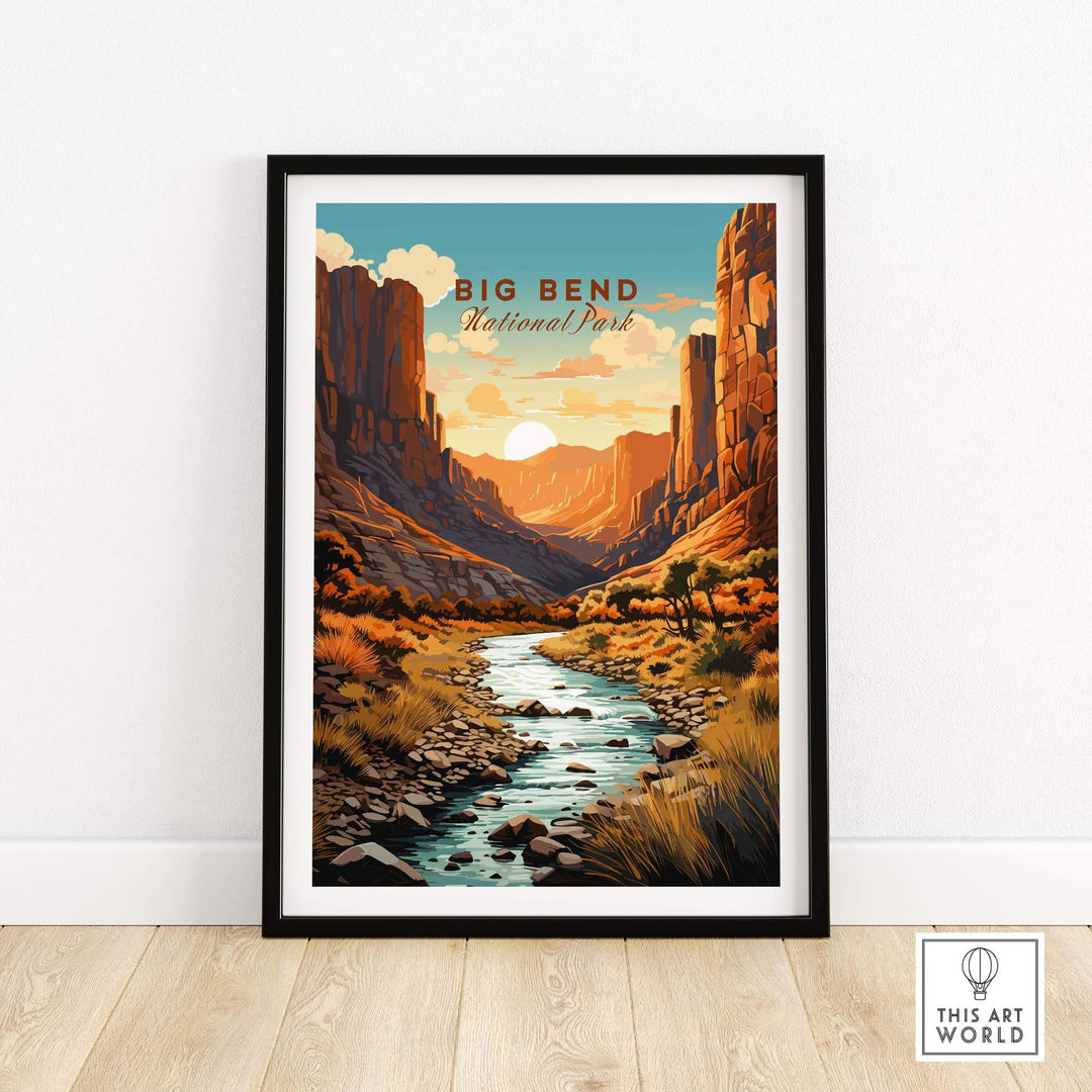 Big Bend Poster National Park