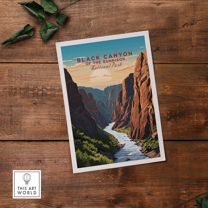 Black Canyon of the Gunnison Poster