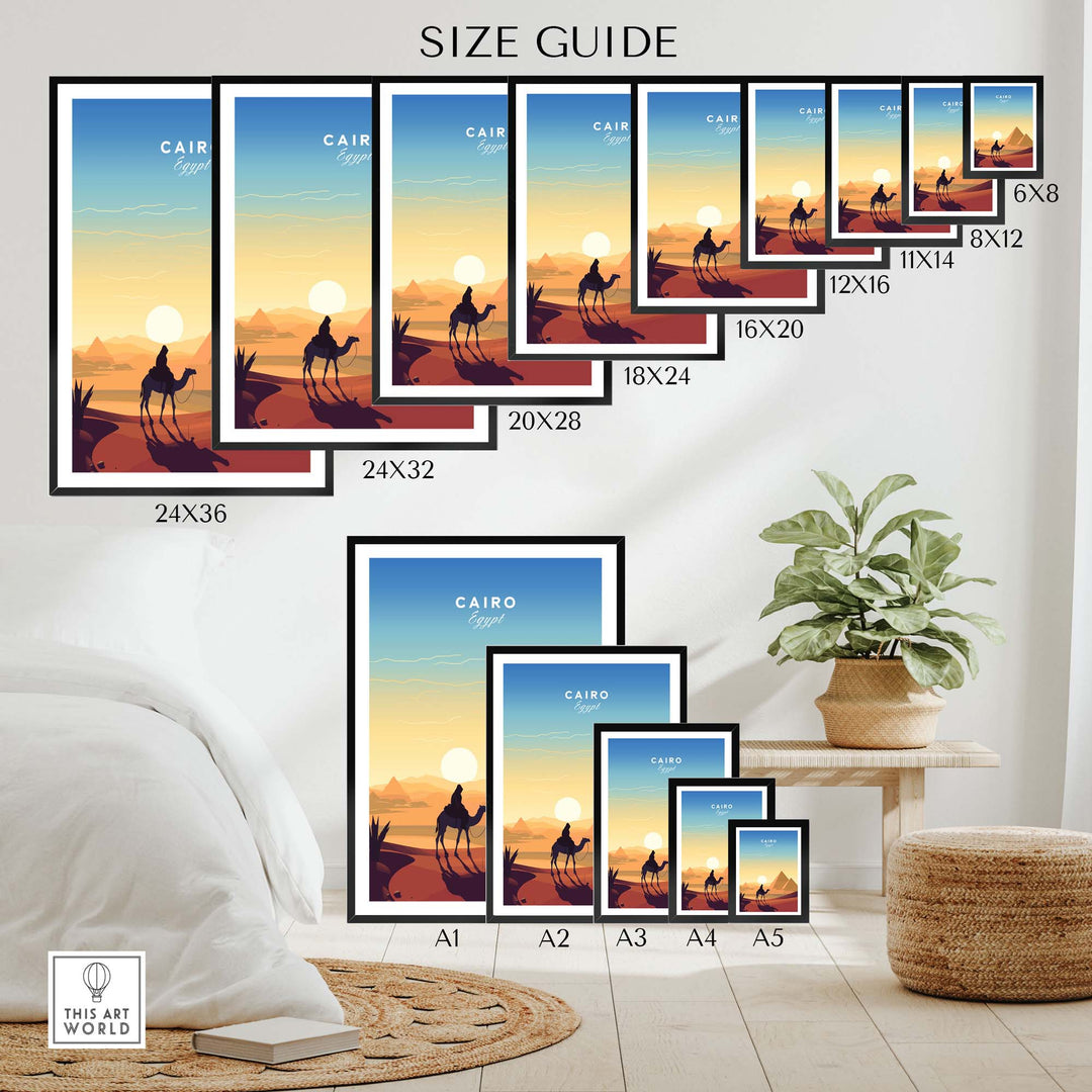 Cairo Travel Poster