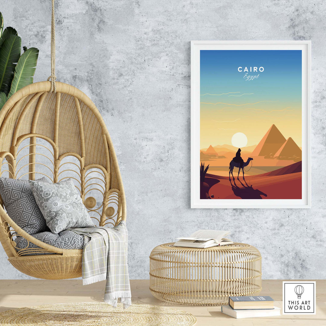 Cairo Travel Poster