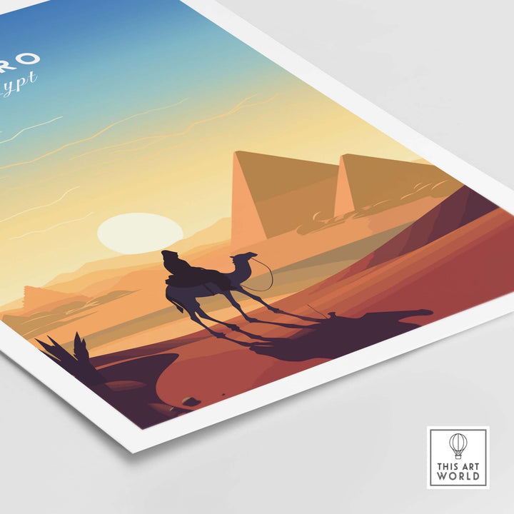 Cairo Travel Poster