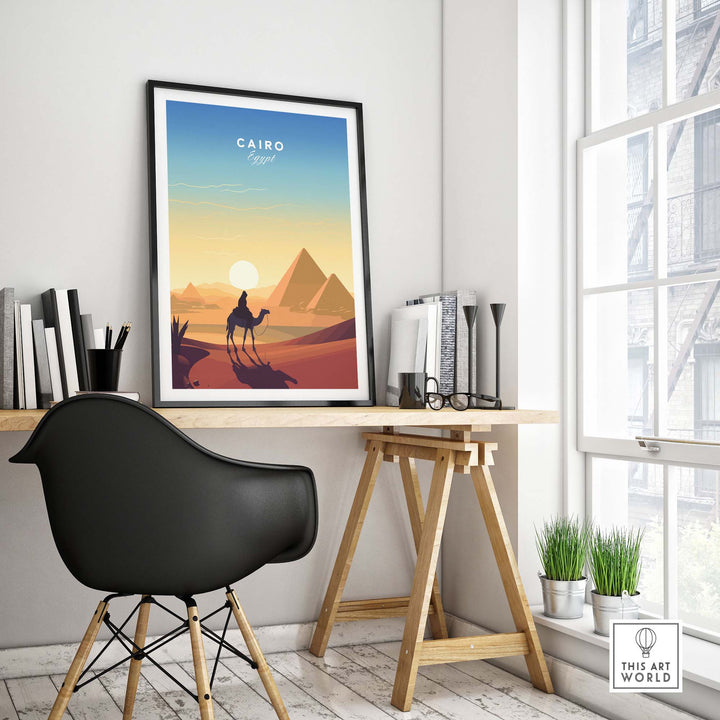 Cairo Travel Poster