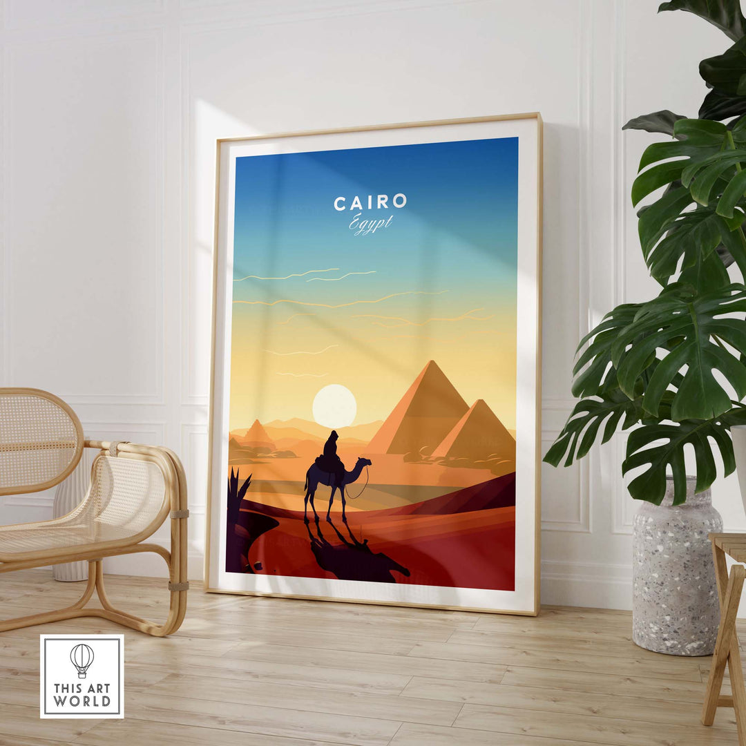 Cairo Travel Poster