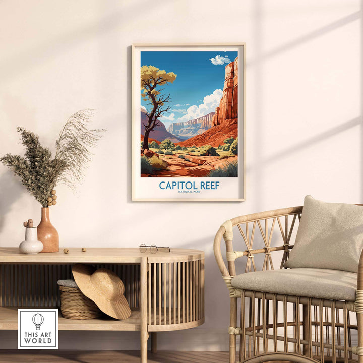 Capitol Reef Print National Park