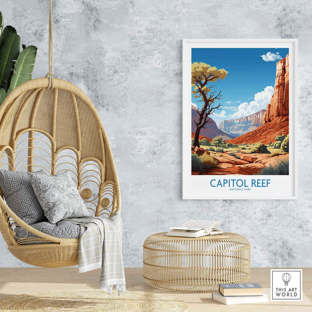 Capitol Reef Print National Park