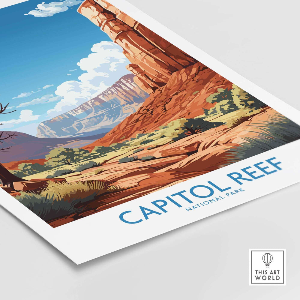 Capitol Reef Print National Park