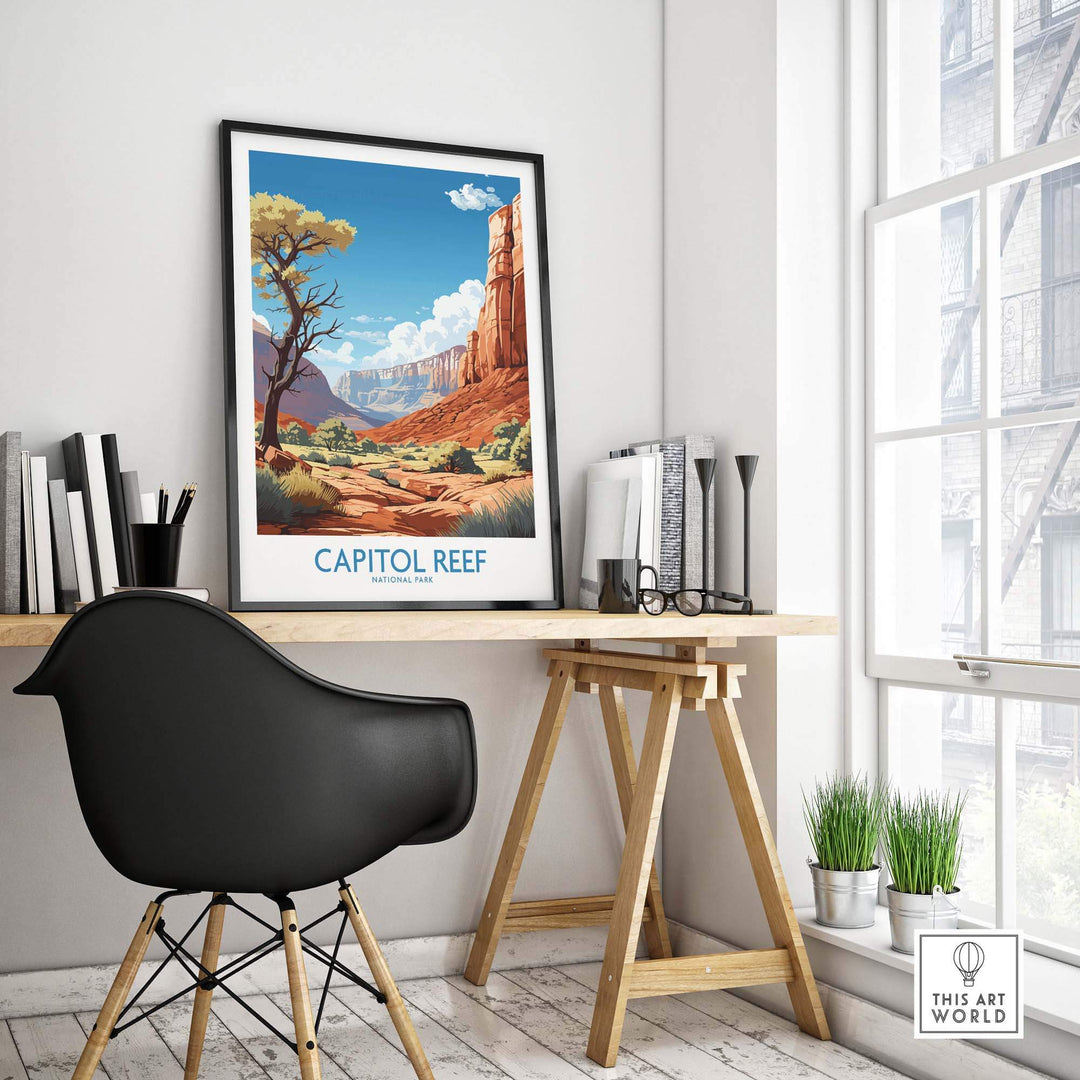 Capitol Reef Print National Park