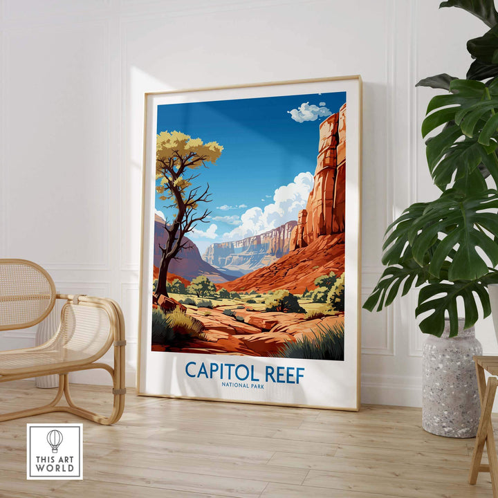 Capitol Reef Print National Park