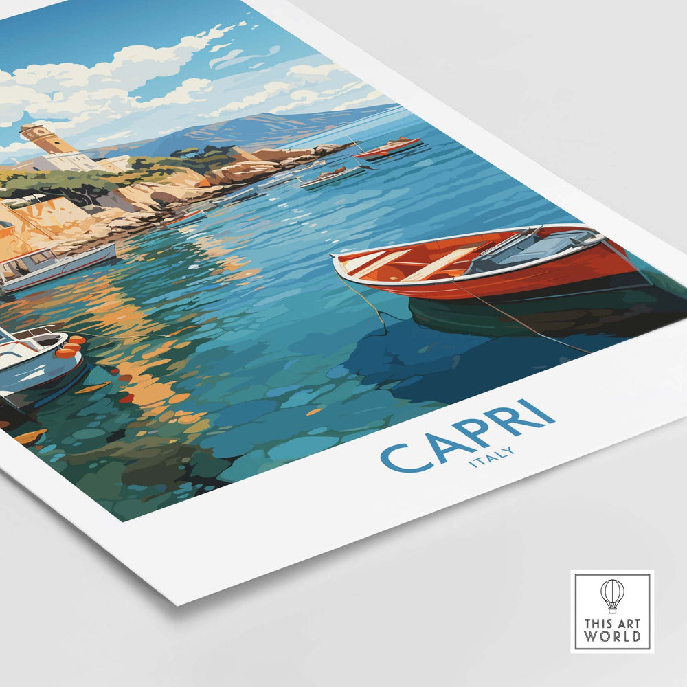 Capri Italy Wall Art Modern