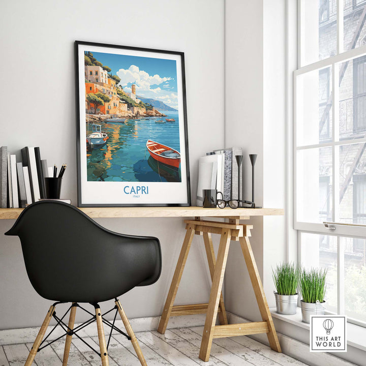 Capri Italy Wall Art Modern