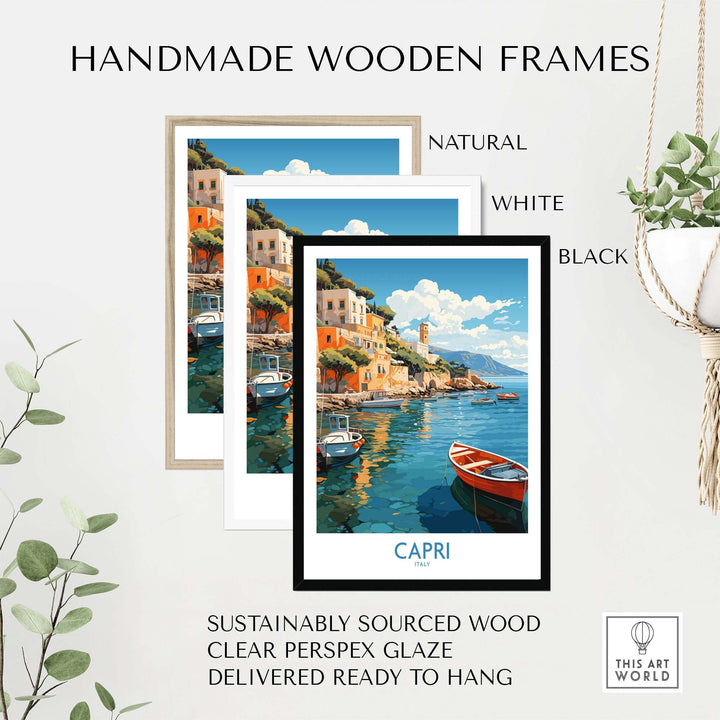 Capri Italy Wall Art Modern