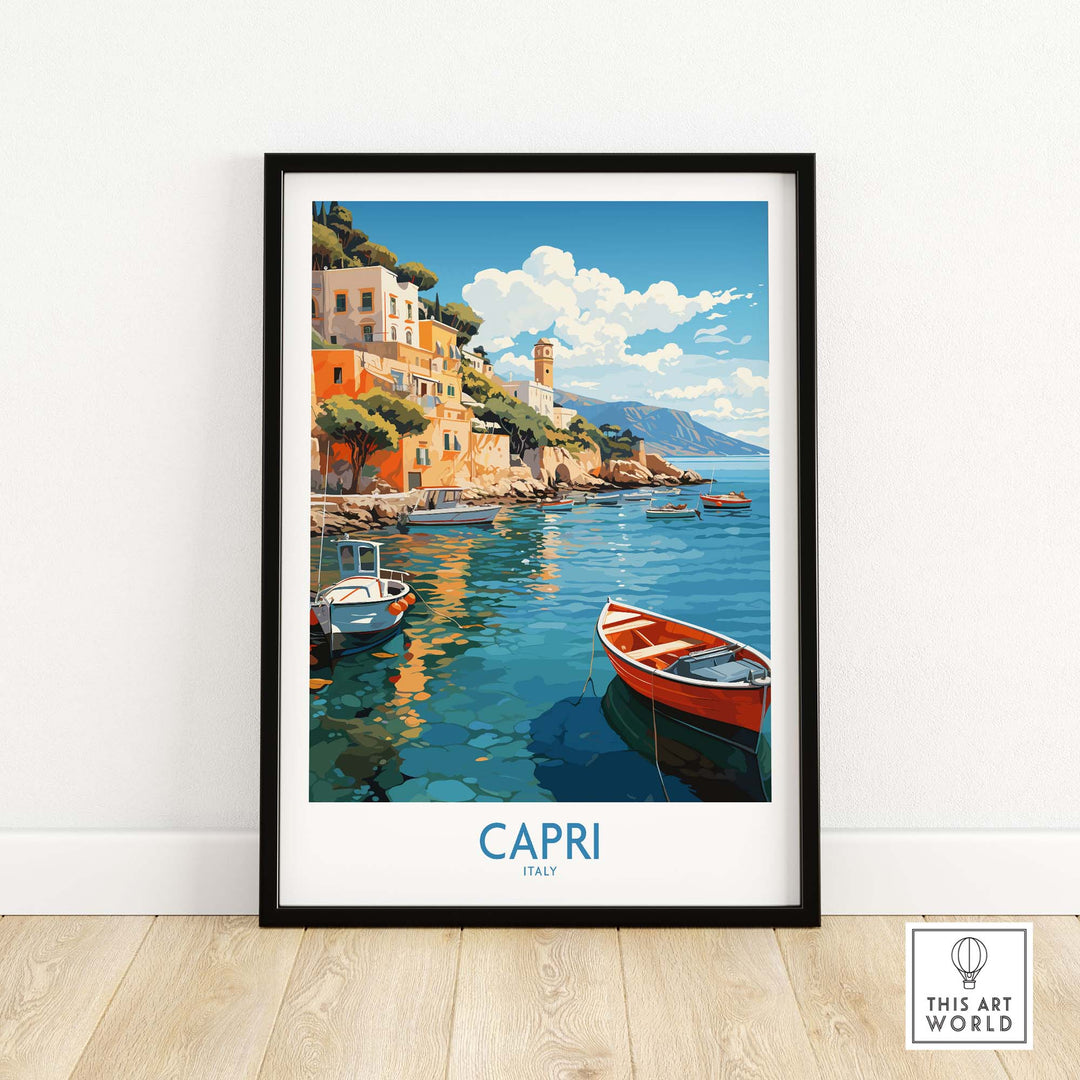 Capri Italy Wall Art Modern