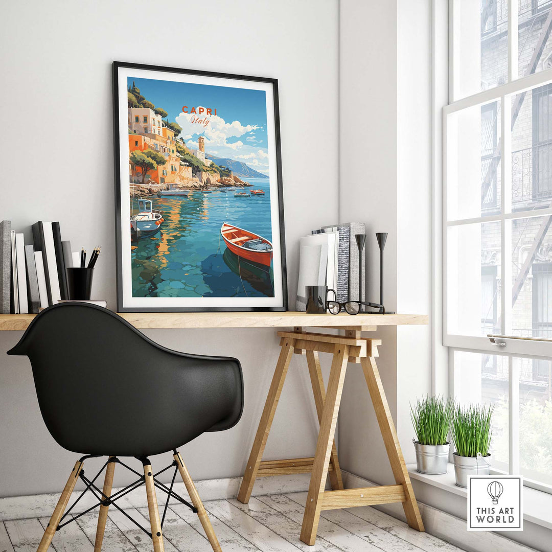Capri Italy Wall Art Poster