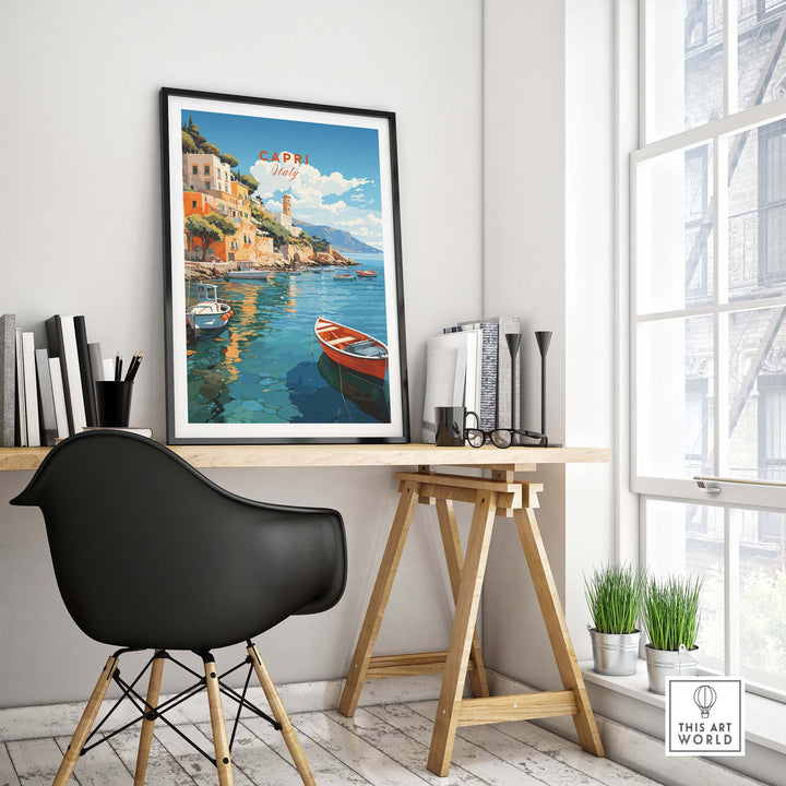 Capri Italy Wall Art Poster