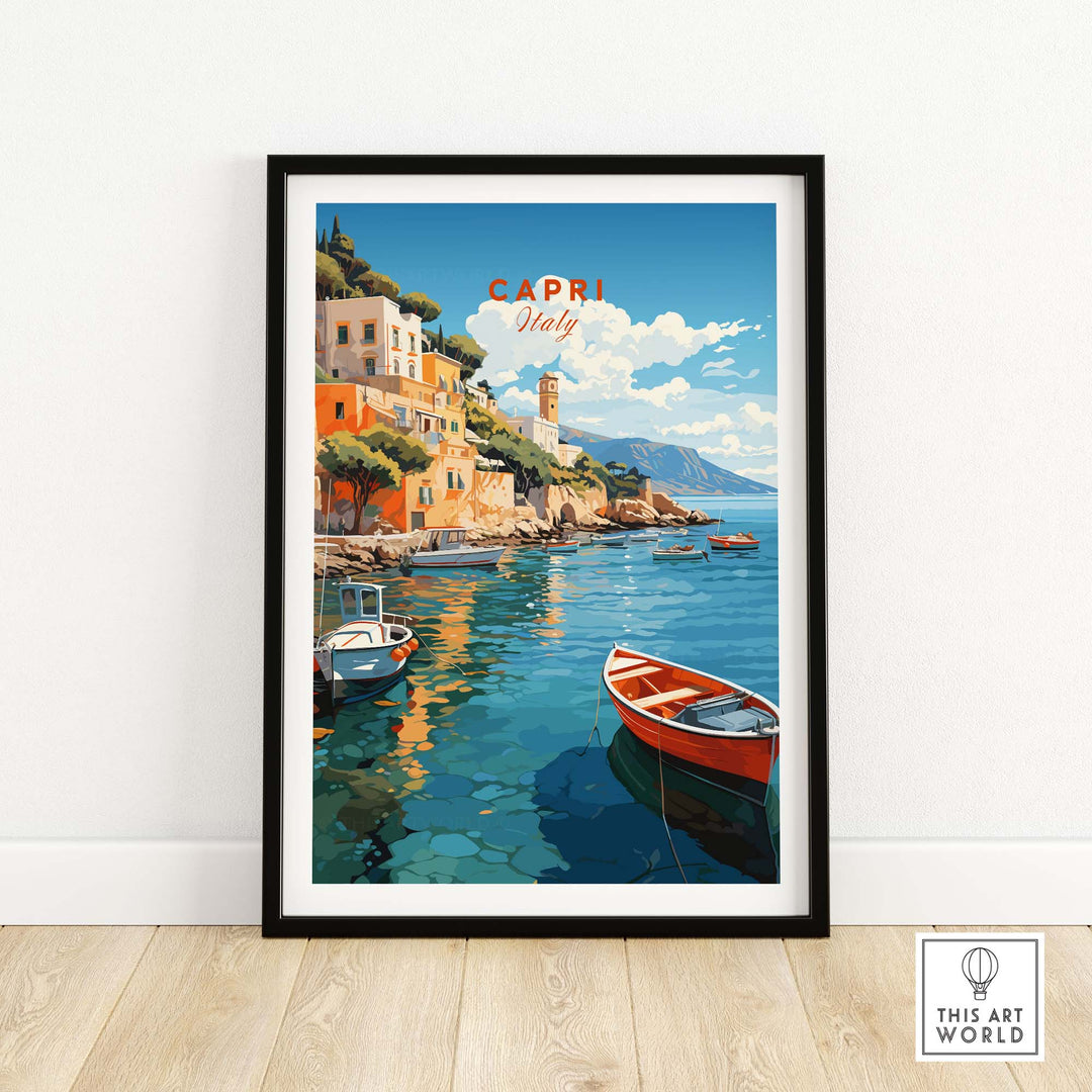 Capri Italy Wall Art Poster