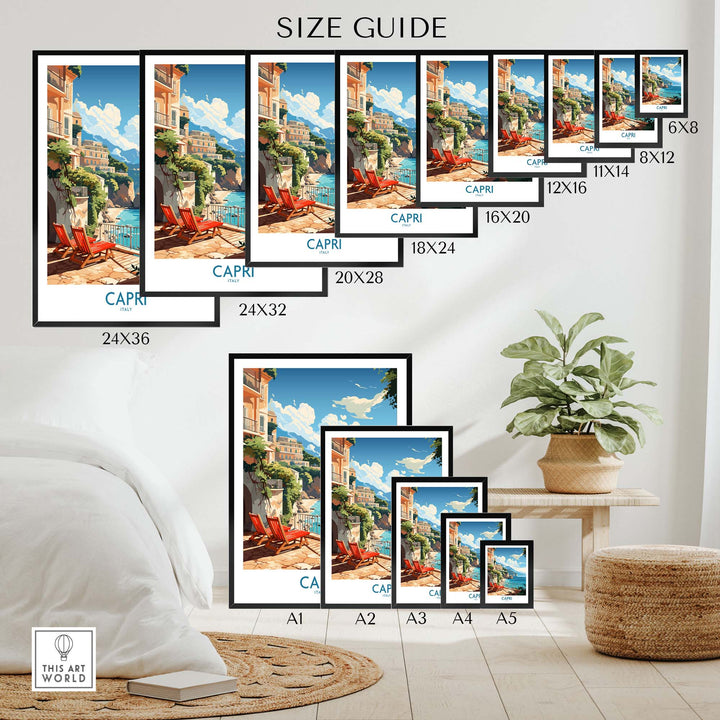 Capri Italy Wall Art Print
