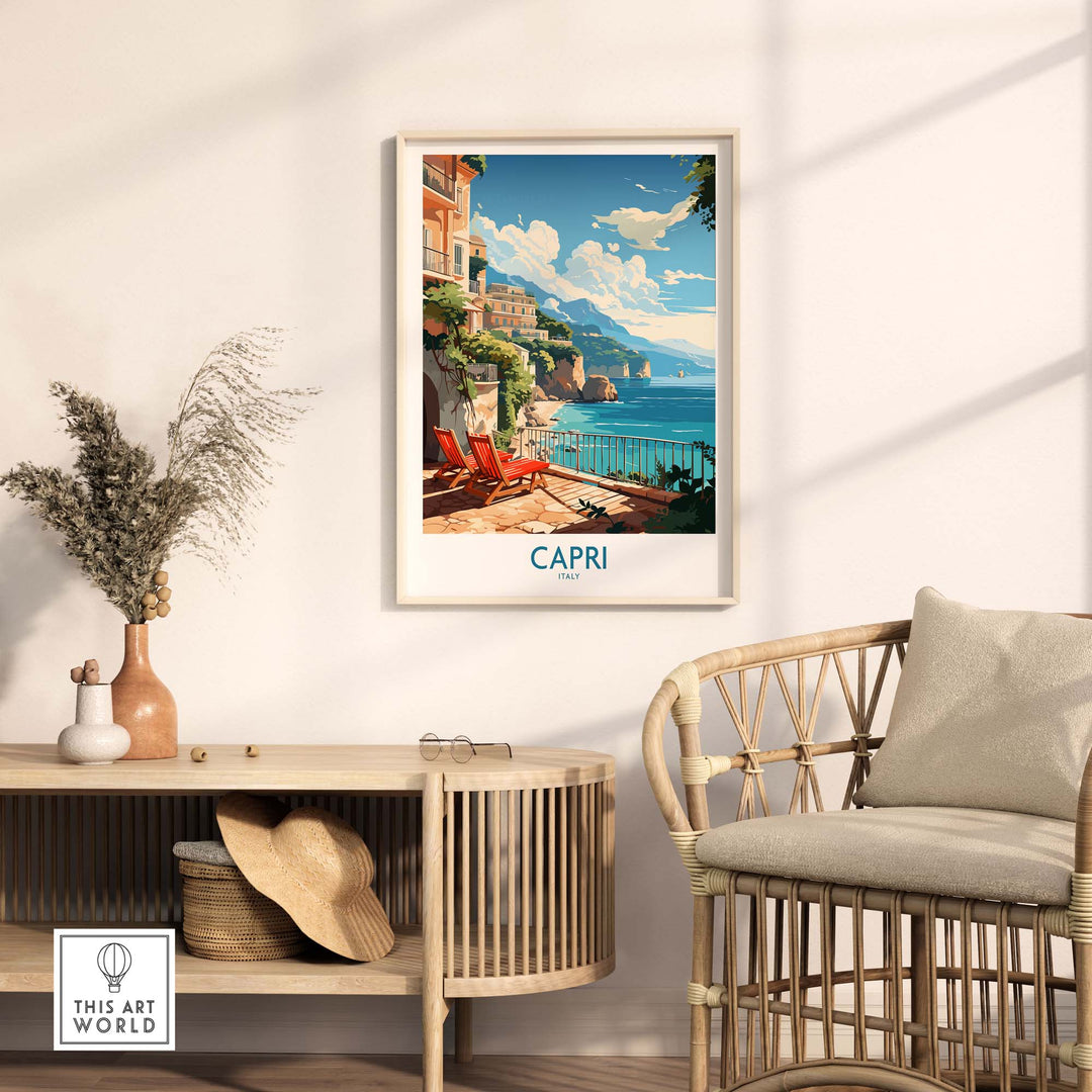 Capri Italy Wall Art Print