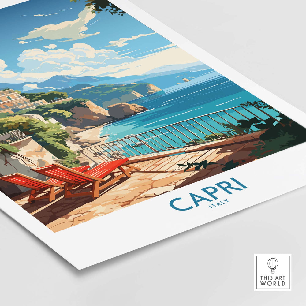 Capri Italy Wall Art Print