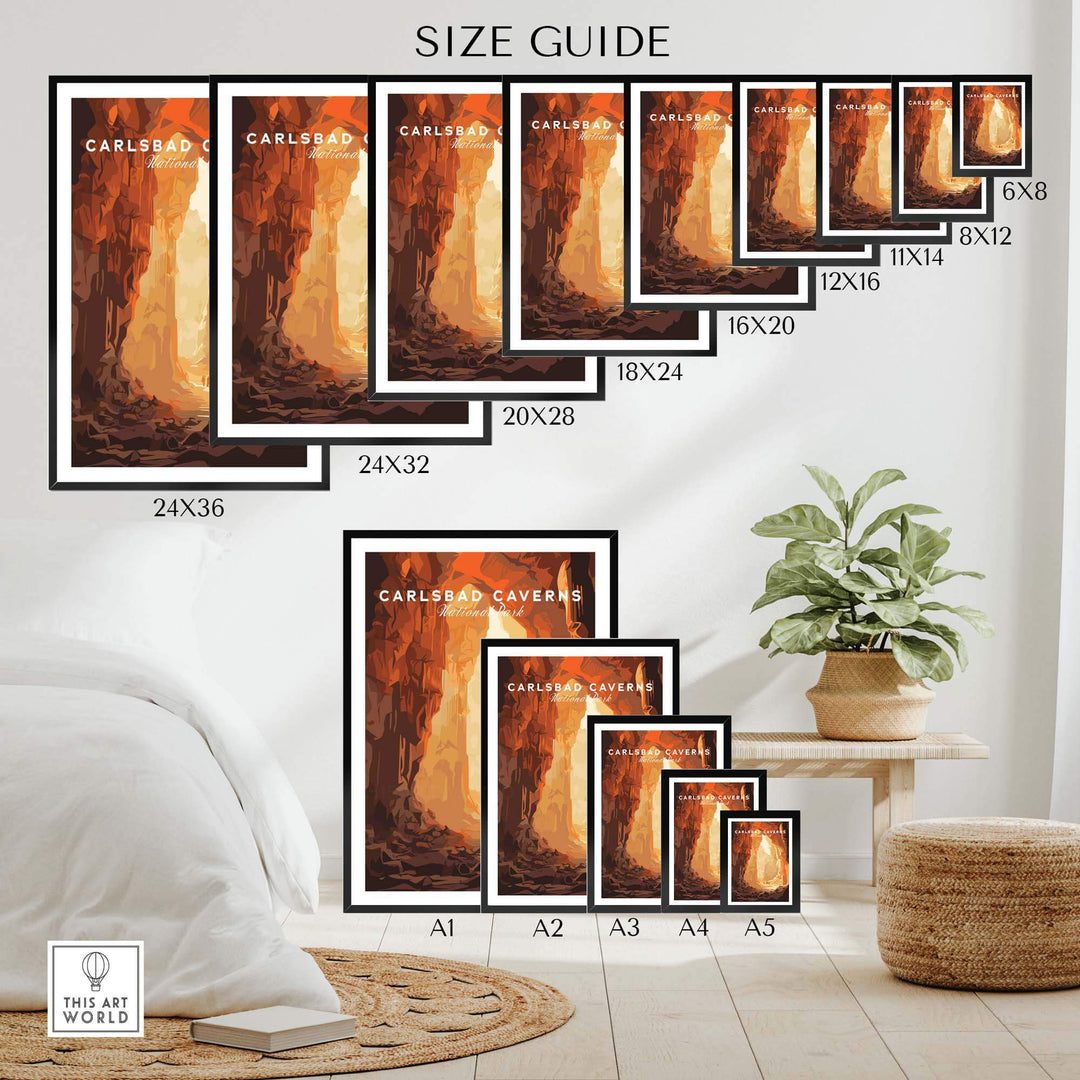 Carlsbad Caverns Poster National Park
