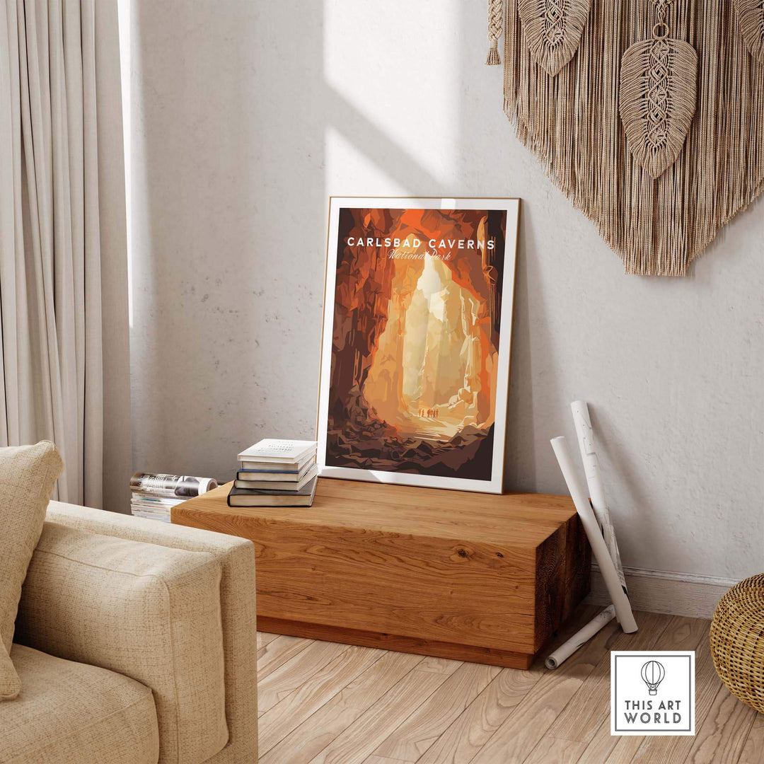 Carlsbad Caverns Poster National Park