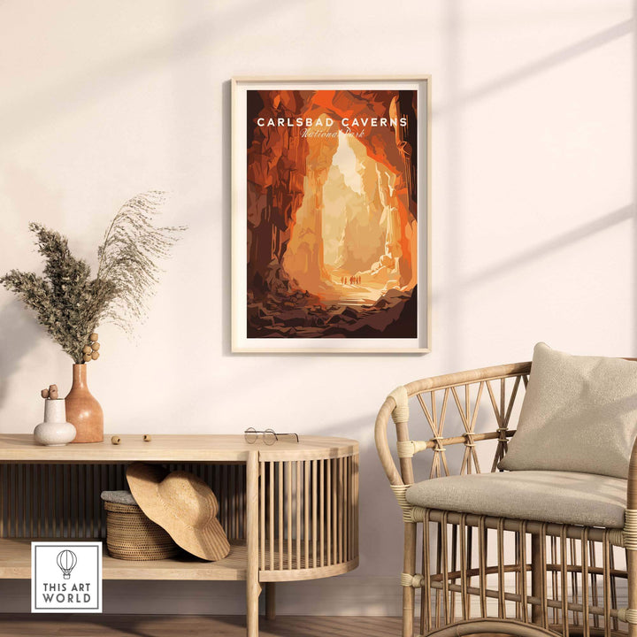 Carlsbad Caverns Poster National Park