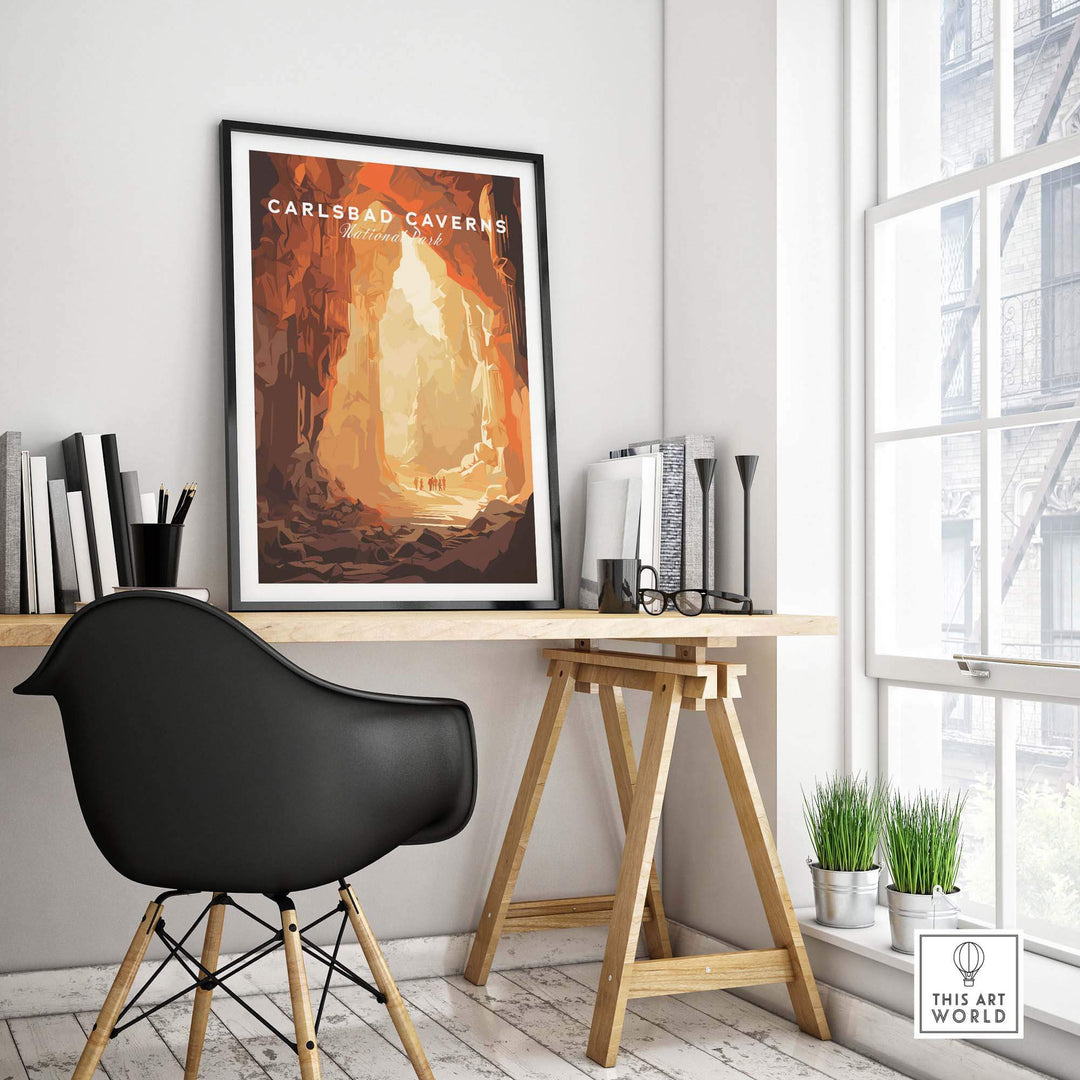 Carlsbad Caverns Poster National Park
