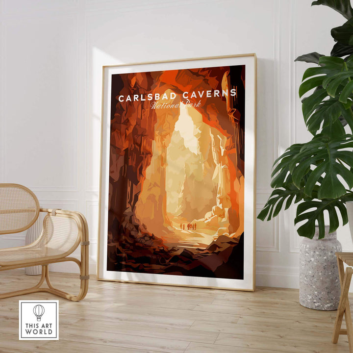 Carlsbad Caverns Poster National Park