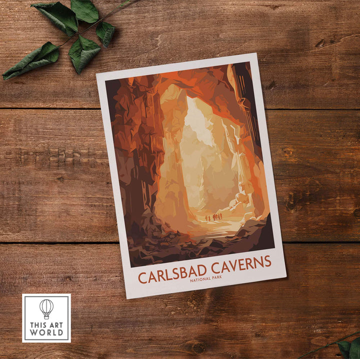 Carlsbad Caverns Wall Art Print