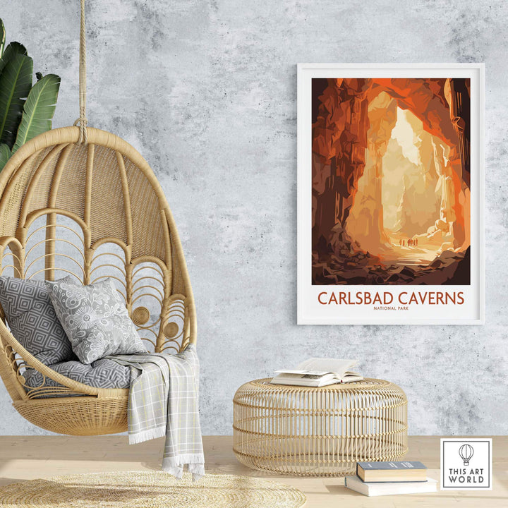 Carlsbad Caverns Wall Art Print