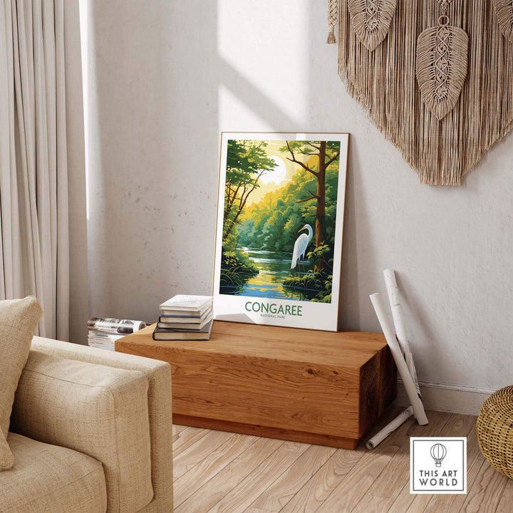Congaree Print National Park Poster