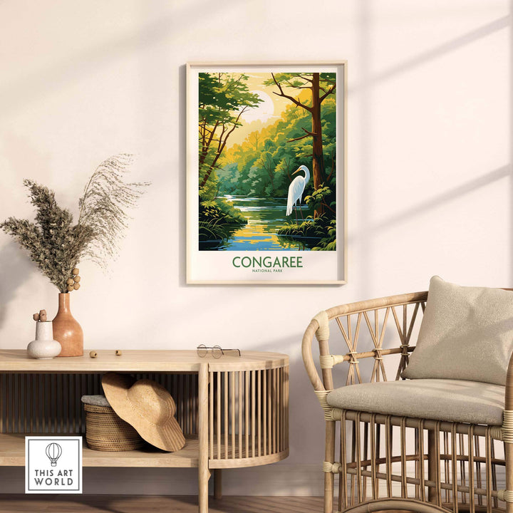Congaree Print National Park Poster