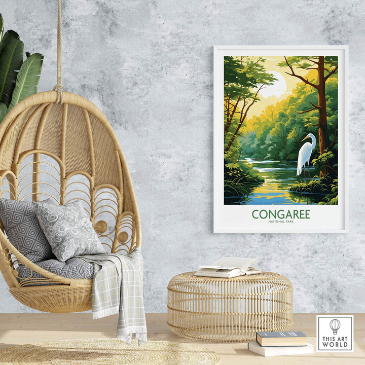 Congaree Print National Park Poster